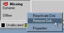 Remove disk